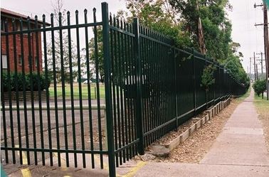 Ocynkowane panele ogrodzeniowe z drutu stalowego Rury rurowe dla ściany granicznej