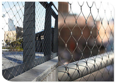 Chiny Obudowa ze sztucznego drutu ze stali nierdzewnej ręcznie tkanego kabla do zoo fabryka